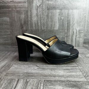 Jessica Simpson Elyzza Slip On Platform Heel Women's size 5 Black